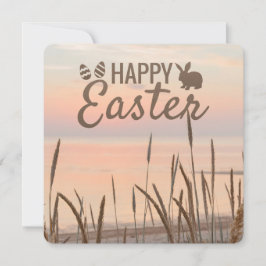 Tarjeta Festiva Happy Easter from the Lowcountry Beach Dunes
