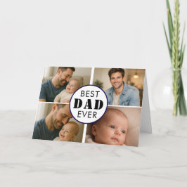 Tarjeta Festiva Happy Father’s Day Photo | Custom Family