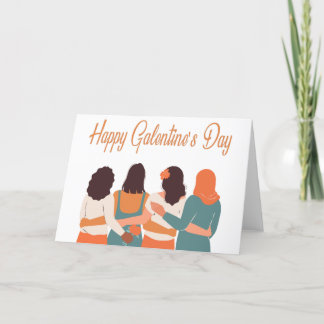 Tarjeta Festiva happy galentines day