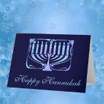 Tarjeta Festiva Happy Hannukah<br><div class="desc">Personalizar con su propio texto</div>