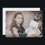 Tarjeta Festiva Happy Hanukkah Photo Card<br><div class="desc">Elegant Happy Hanukkah Photo Card. Find matching items in our shop.</div>