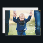 Tarjeta Festiva Happy Hanukkah Snow Bubbles Holiday Card<br><div class="desc">La elegante y bonita tarjeta de fotos Happy Hanukkah Snow Bubbles Holiday es perfecta para todos sus amigos y familia en esta temporada de vacaciones. Personalizar el texto con el nombre de tu familia y el año e intercambia la foto por una foto de tus hijos, mascota o toda la...</div>