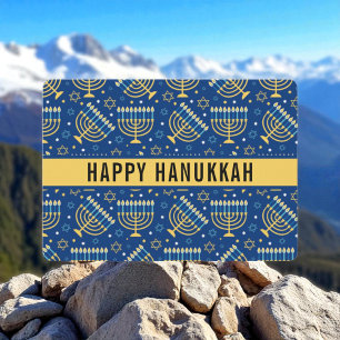 Tarjeta Festiva Happy Hanukkah Star of David Cute Trendy