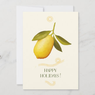 Tarjeta Festiva Happy holidays!