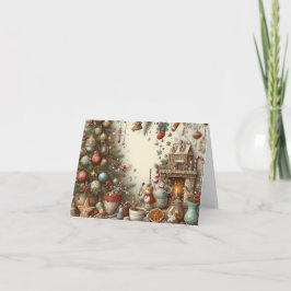 Tarjeta Festiva Happy holidays