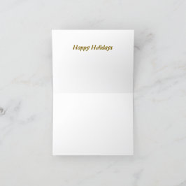 Tarjeta Festiva Happy Holidays