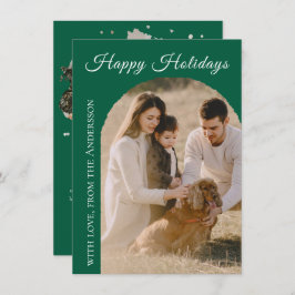 Tarjeta Festiva Happy Holidays Arch 2 Photo