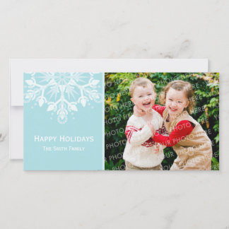 Tarjeta Festiva Happy Holidays Photo Card