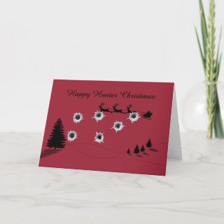 Tarjeta Festiva Happy Hunter Christmas