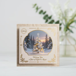 Tarjeta Festiva Happy New Year Greeting Card
