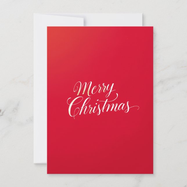 Tarjeta Festiva Happy New Year Merry Christmas Holiday Season (Anverso)