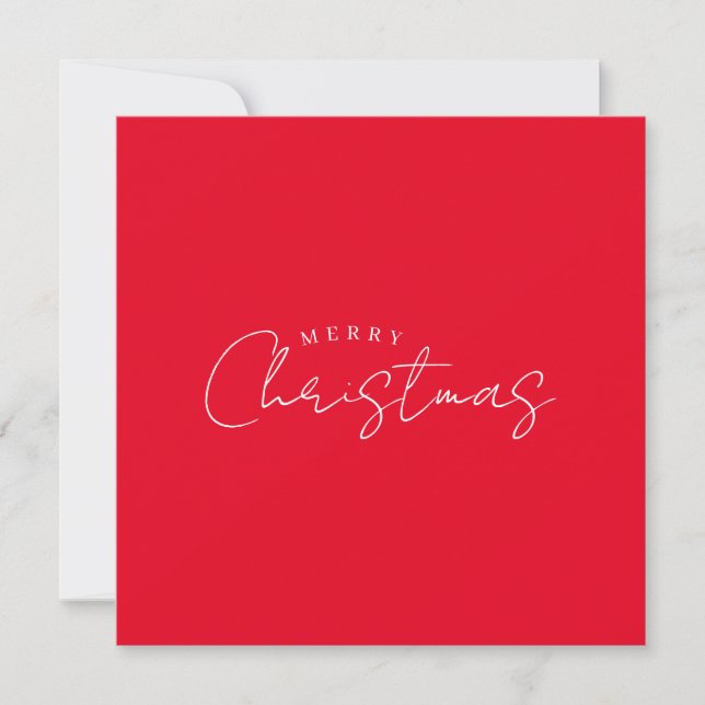 Tarjeta Festiva Happy New Year Merry Christmas Holiday Season Card (Anverso)