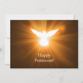 Tarjeta Festiva Happy Pentecost