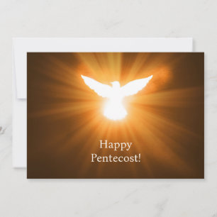 Tarjeta Festiva Happy Pentecost