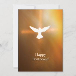 Tarjeta Festiva Happy Pentecost