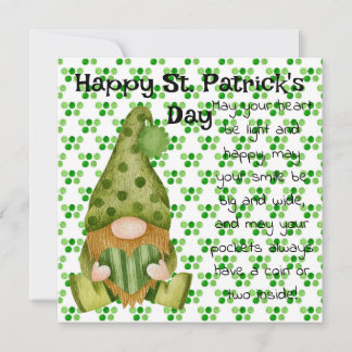 Tarjeta Festiva Happy St. Pat
