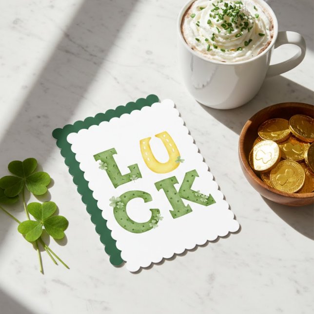 Tarjeta Festiva Happy St Patrick’s Day Irish Greeting Card (Subido por el creador)
