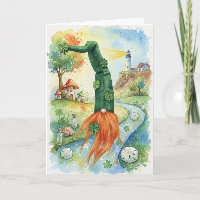 Tarjeta Festiva Happy St Patricks Day  (Anverso)