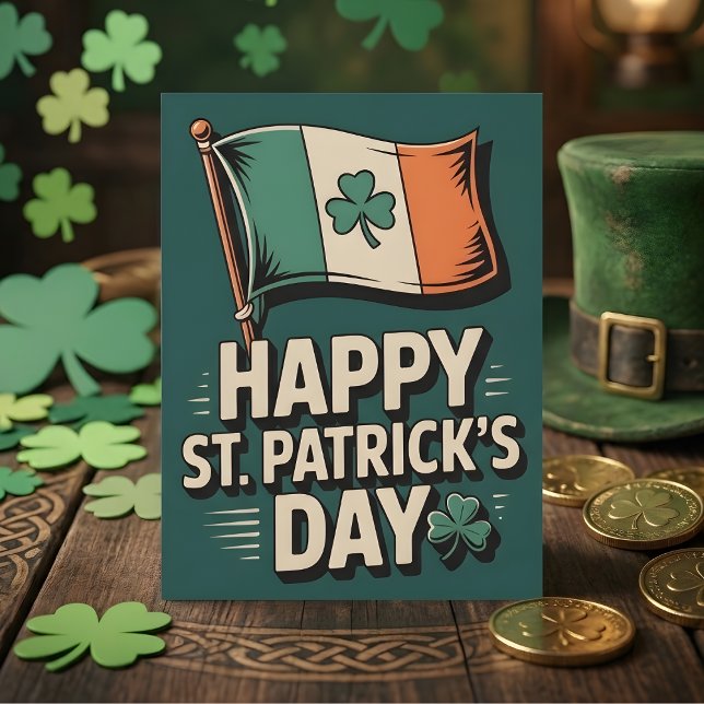 Tarjeta Festiva Happy St Patricks Day Dad Irish Pride (Subido por el creador)