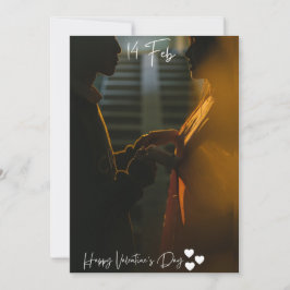 Tarjeta Festiva Happy Valentine’s Day – Romantic Love Greeting Car