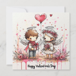 Tarjeta Festiva Happy Valentines Day Card