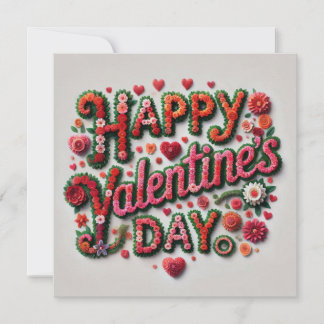 Tarjeta Festiva Happy Valentines Day Cards 
