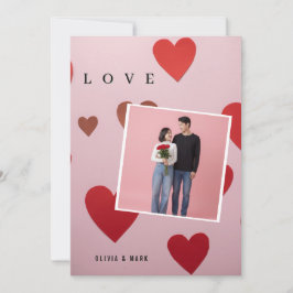 Tarjeta Festiva Happy Valentines Day Custom Photo Collage Love  