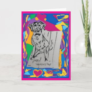 Tarjeta Festiva Happy Valentine's Day Greeting Card