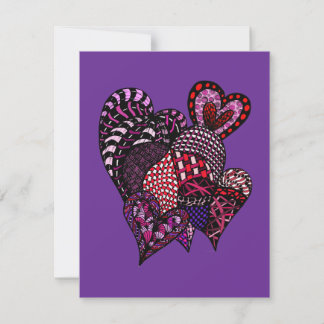 Tarjeta Festiva Happy Valentine's Day Holiday Card
