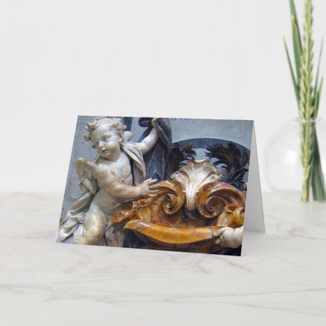 Tarjeta Festiva Hark the Angel (Anverso)