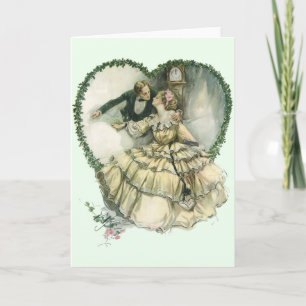 Tarjeta Festiva Harrison Fisher, Navidades y Groom