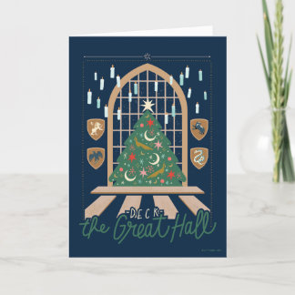 Tarjeta Festiva Harry Potter | Decorar el Gran Salón