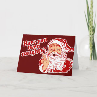 Tarjeta Festiva ¿Has Sido travieso?