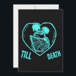 Tarjeta Festiva Hasta el Emo Goth Día de San Valentín de la muerte<br><div class="desc">Hasta el Emo Goth Día de San Valentín de la muerte</div>