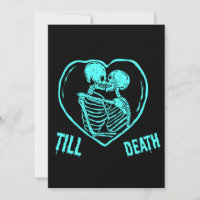 Hasta que la muerte Emo Goth Día de San Valentín