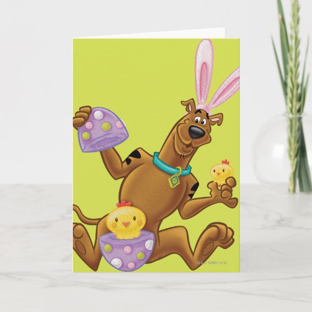 Tarjeta Festiva Hatched Easter Egg (Anverso)