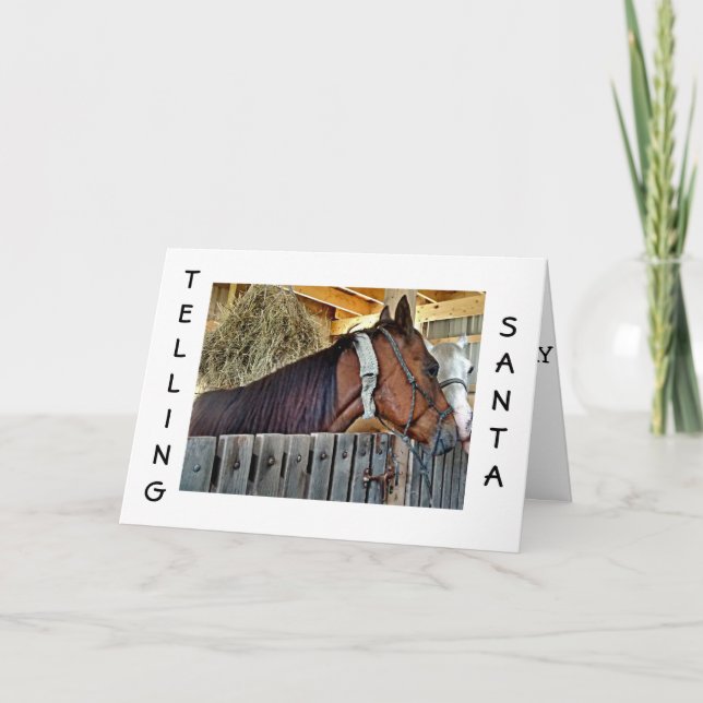 TARJETA FESTIVA HAY, MISTLETO / "TÚ" ES TODO LO QUE QUIERO PARA NA (Anverso)