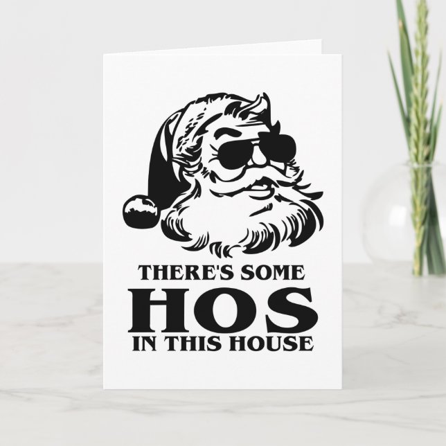 Tarjeta Festiva Hay Navidades en esta casa (Anverso)