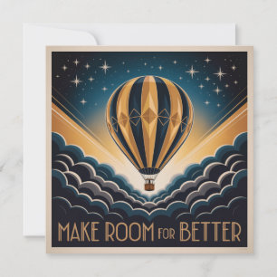 Tarjeta Festiva Haz Espacio Para Lo Mejor