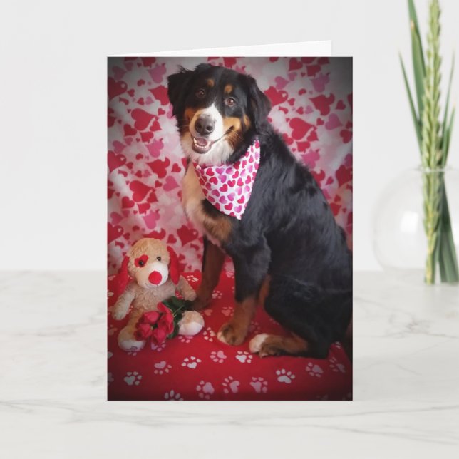 TARJETA FESTIVA HAZME "FELIZ" Y DI QUE SERÁS MI SAN VALENTÍN (Anverso)