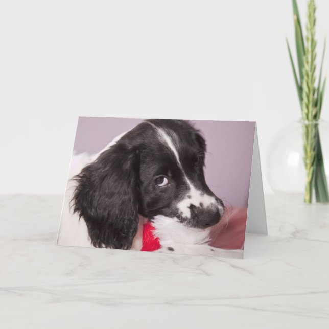 Tarjeta Festiva He comido a Santa Claus (Anverso)