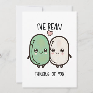 Tarjeta Festiva He pensado en tu Día de San Valentín de comida