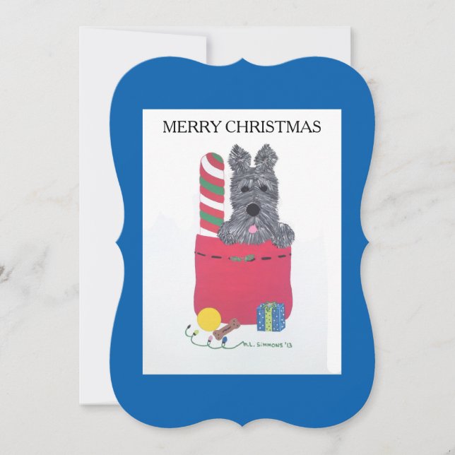 TARJETA FESTIVA ¡HE SIDO BUENO! (Anverso)