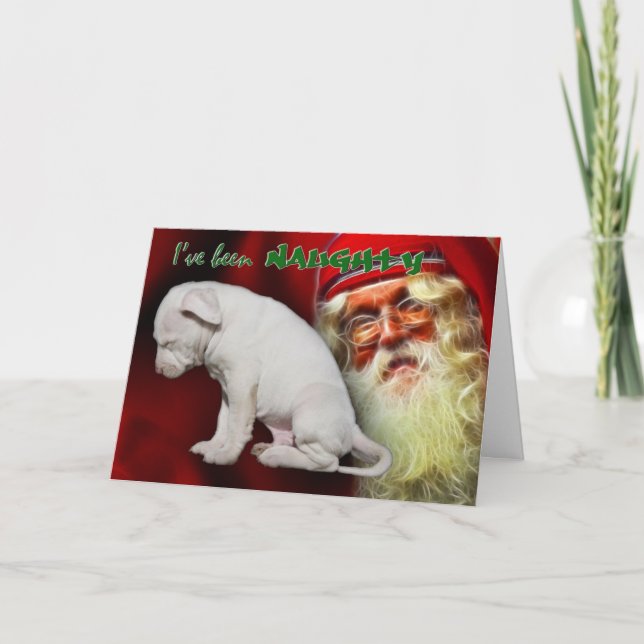 Tarjeta Festiva He sido travieso… yo lo siento (Anverso)