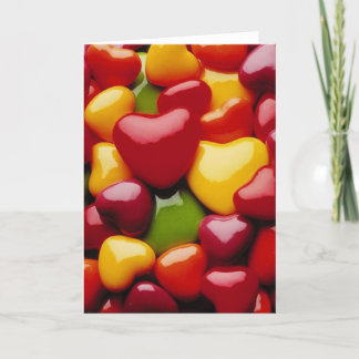 Tarjeta Festiva Heart Candy
