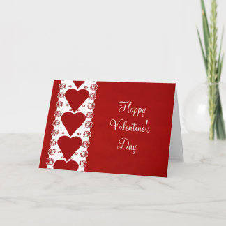 Tarjeta Festiva Heart Ribbon Valentine