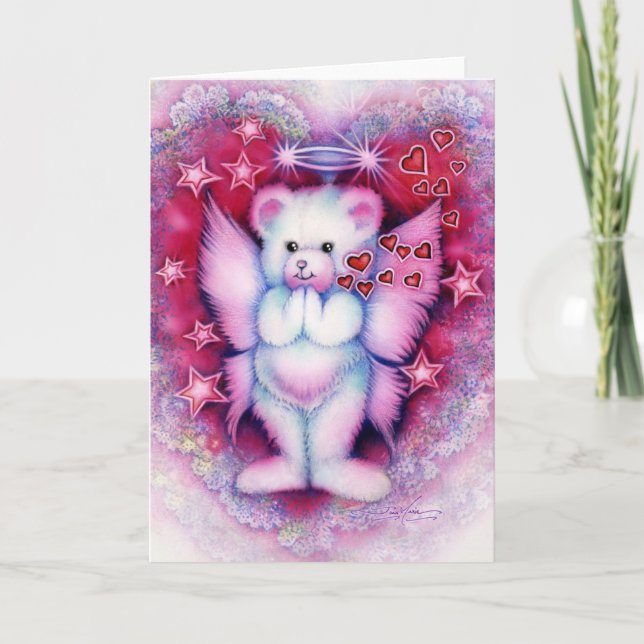 Tarjeta Festiva heartbear (Anverso)