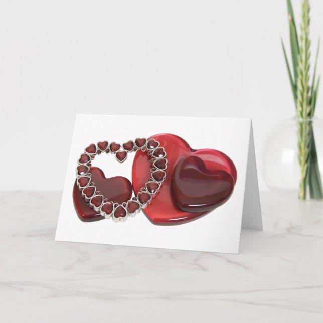 Tarjeta Festiva Hearts072509 (Anverso)