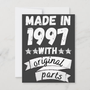 Tarjeta Festiva hecho en 1997 con partes originales,