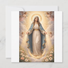 Tarjeta Festiva Heilige Mutter Gottes Göttliche Liebe & Schutz´11
